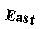 Text Box: East